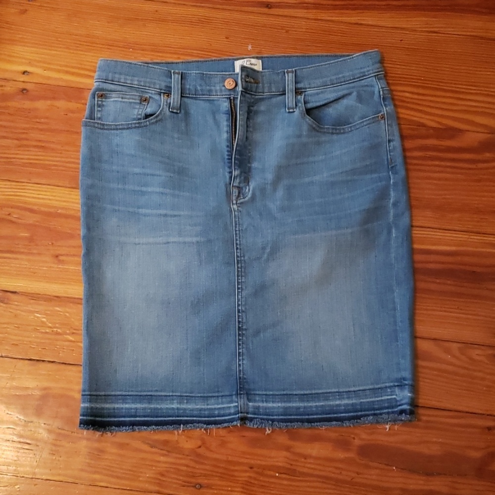 Jcrew Jean skirt
